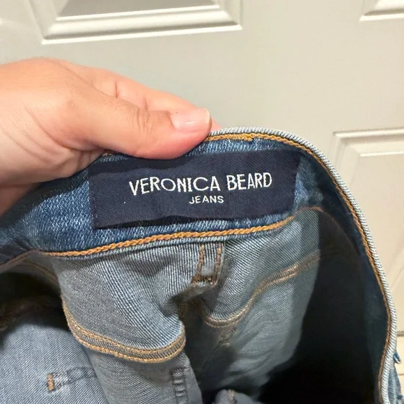 Veronica Beard Beverly Skinny Flare Patch Pocket Jeans